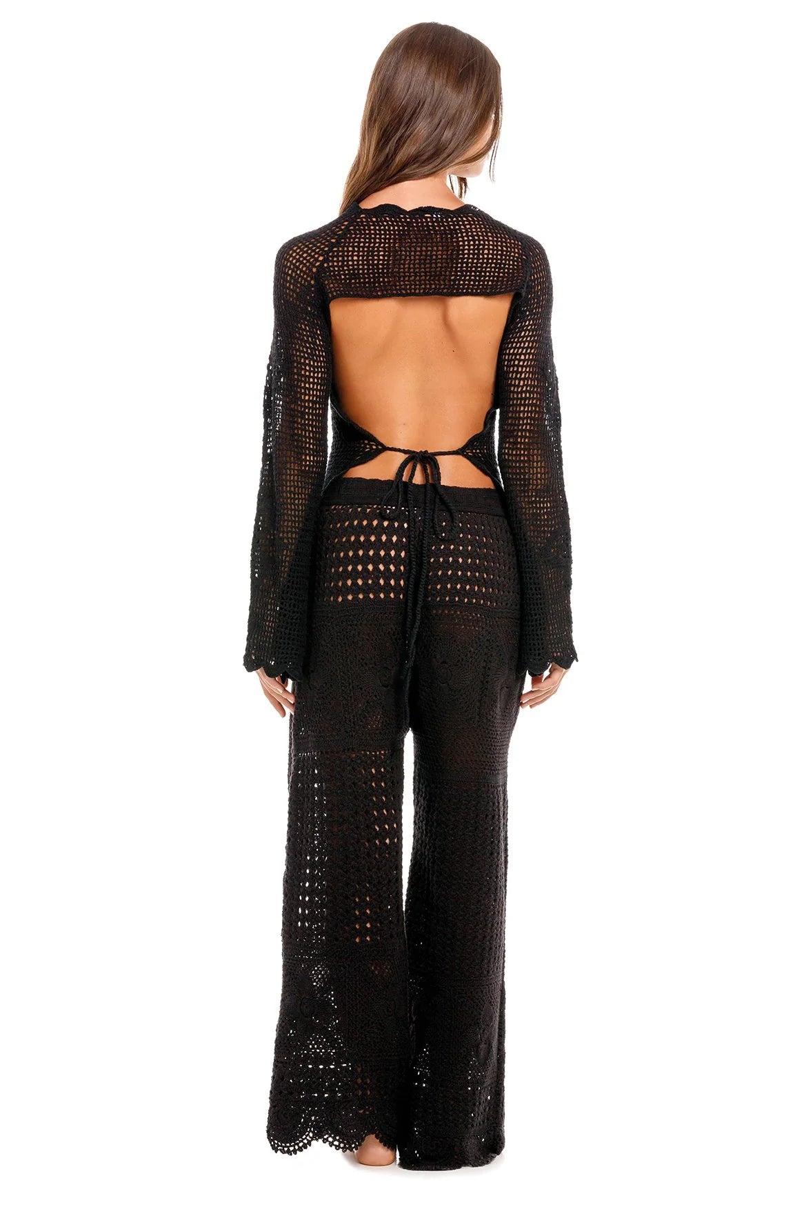 TOP TEJIDO BOH QUILT NEGRO