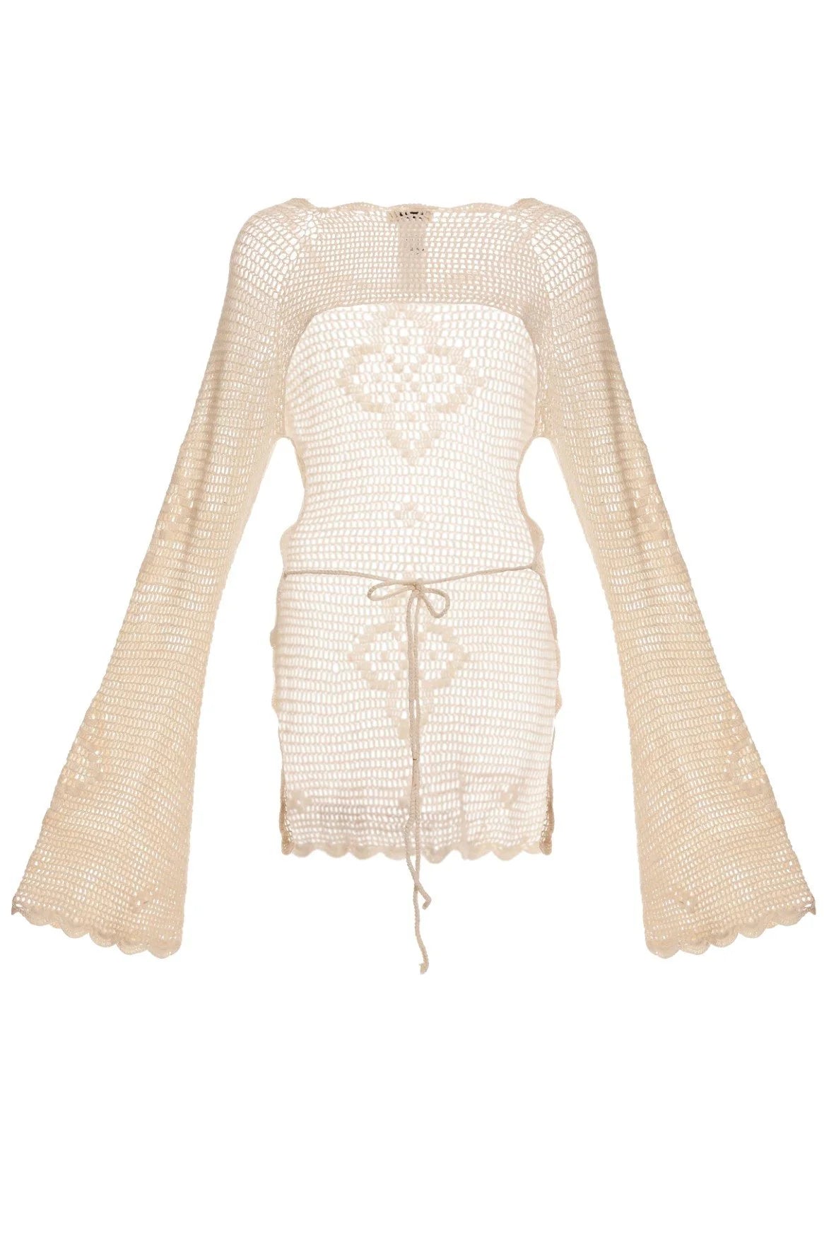 TOP TEJIDO BOH QUILT BLANCO