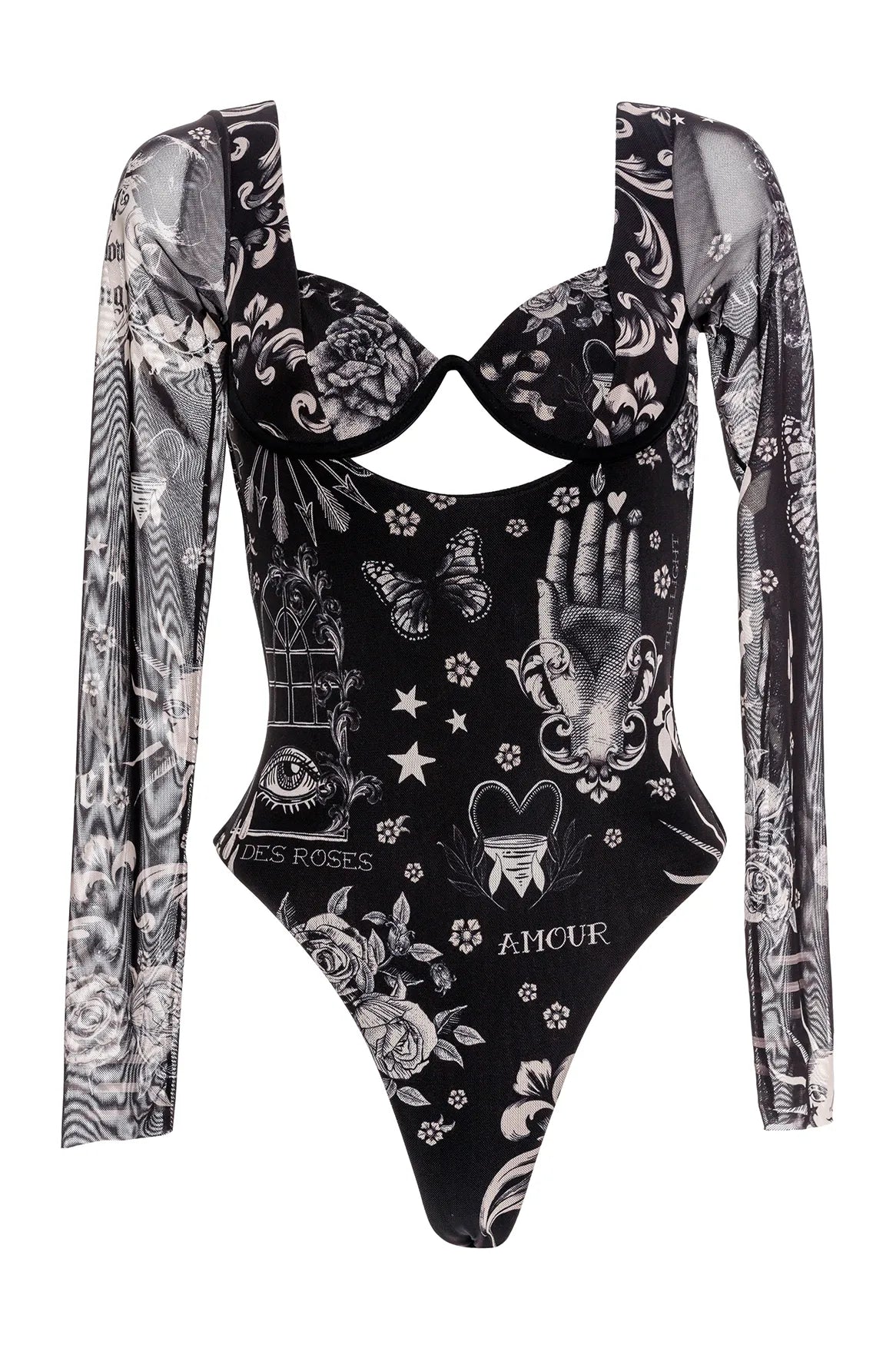 BODY LUREX NEGRO THORN