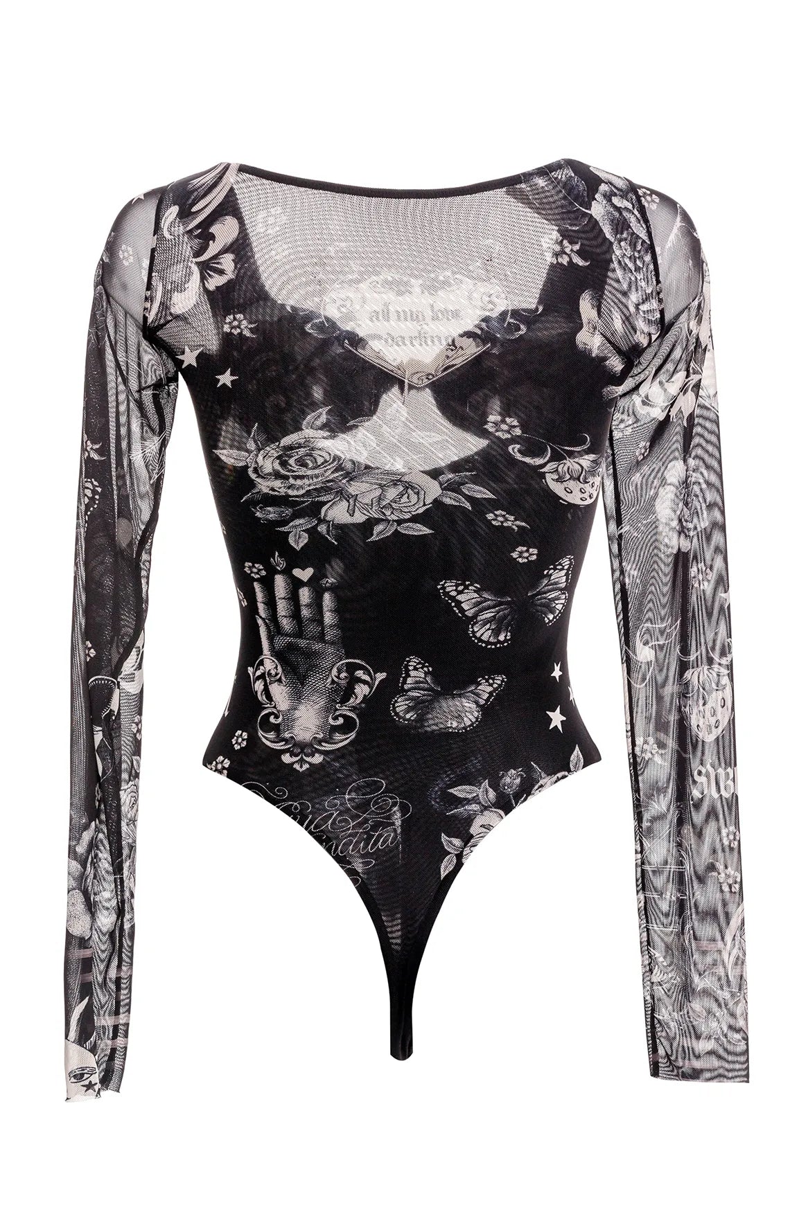 BODY LUREX NEGRO THORN