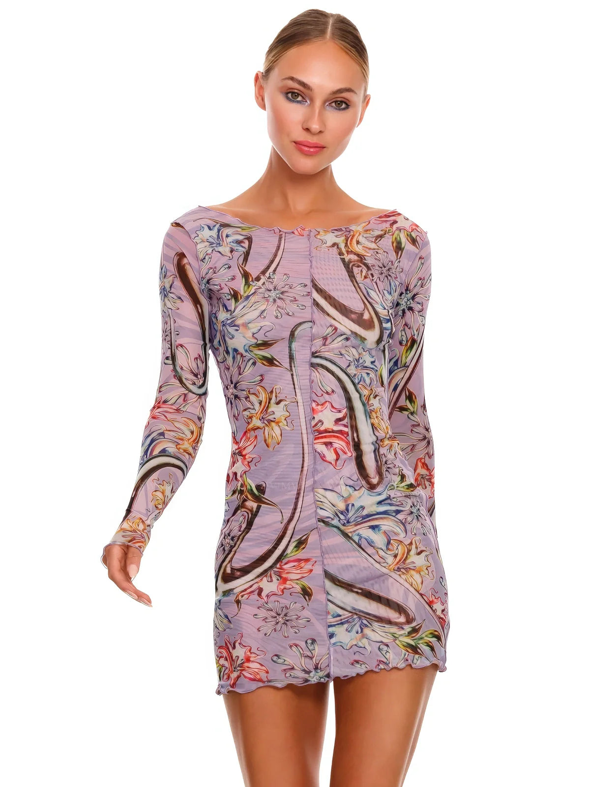 HADLEY DRESS SILVER GARDEN