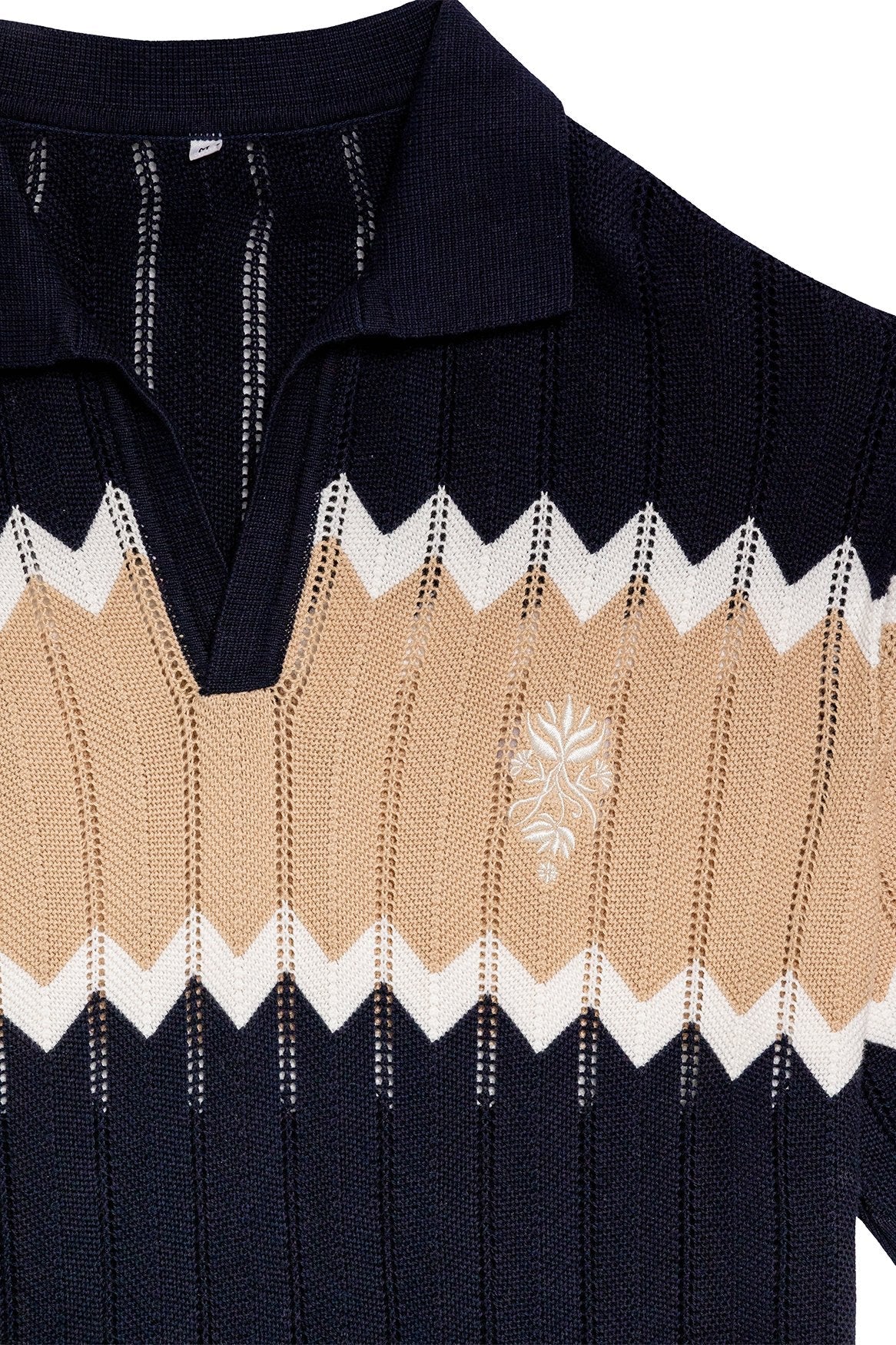 Polera hombre tejida Aron Batik