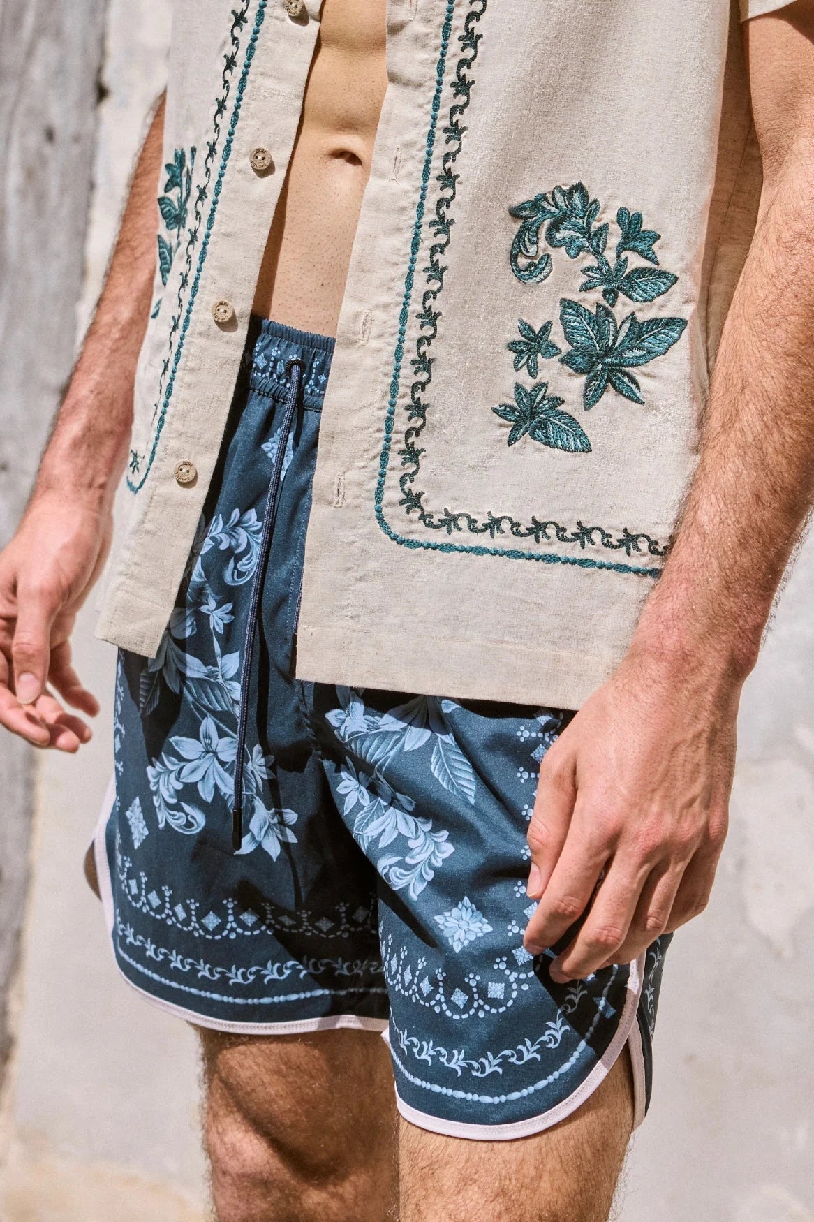 Traje baño hombre Liam Blush