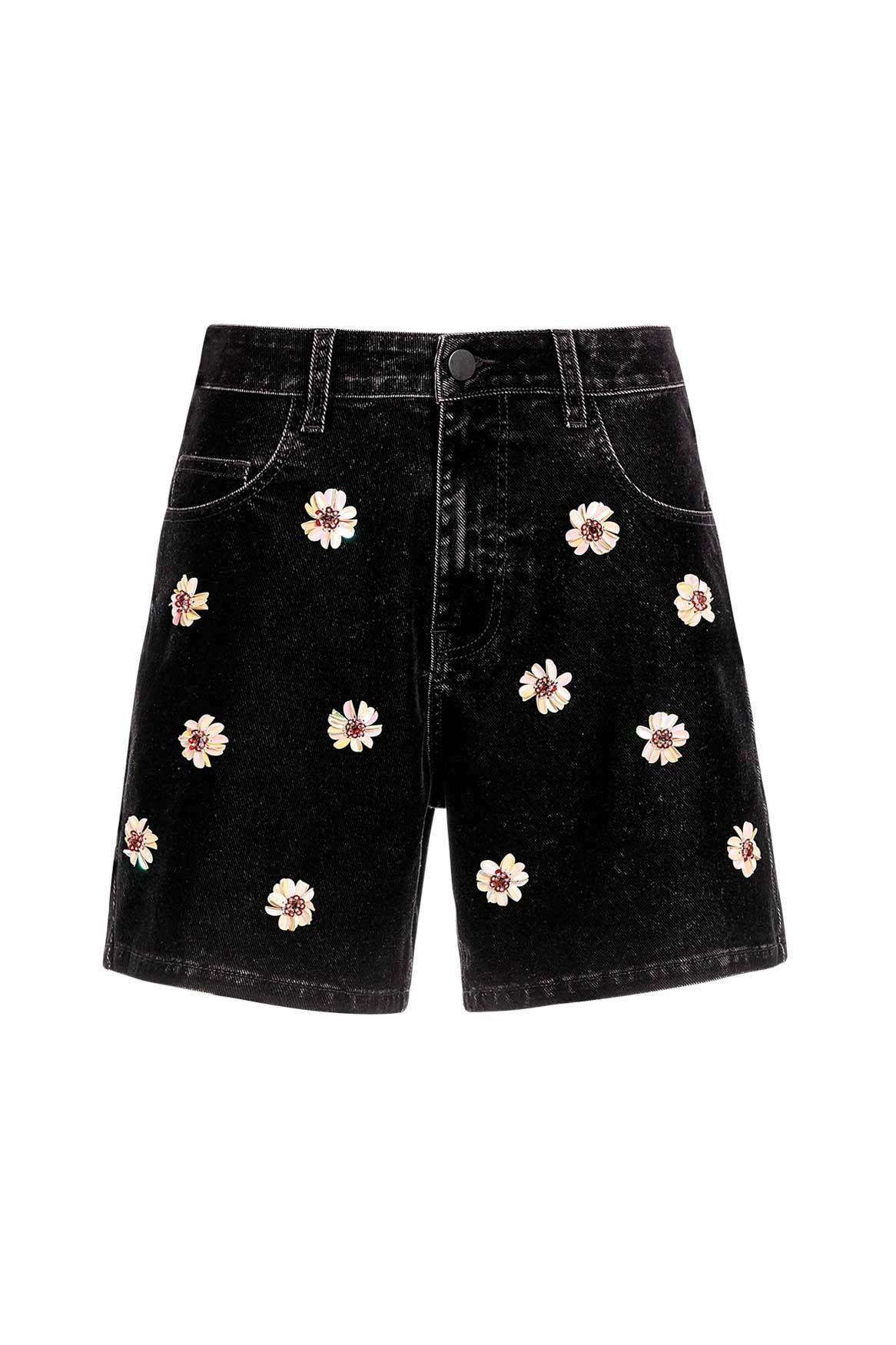 Sheer Plume Shorts