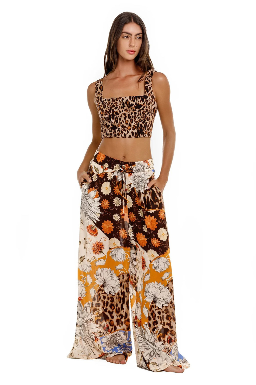 KOSIA QUILT CROP TOP