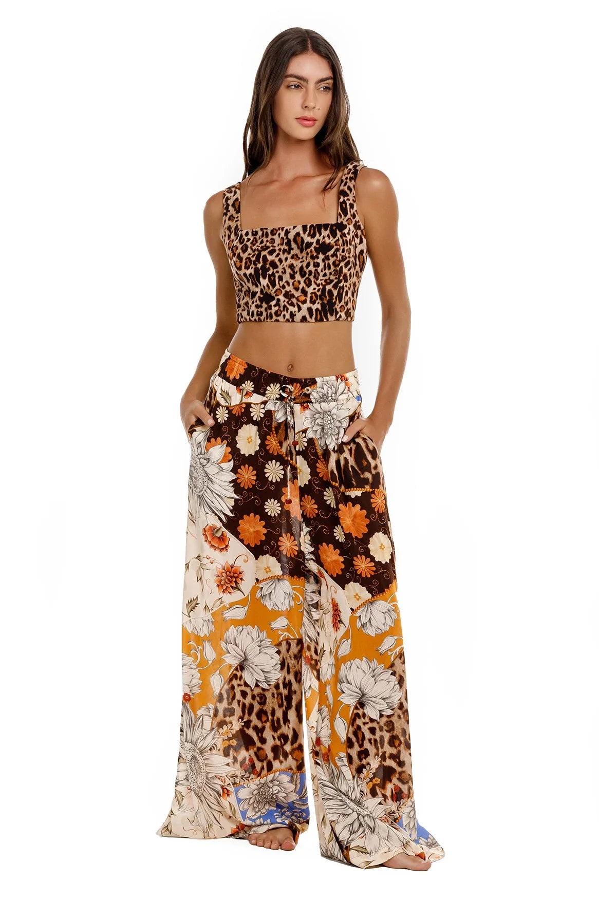 KOSIA QUILT CROP TOP