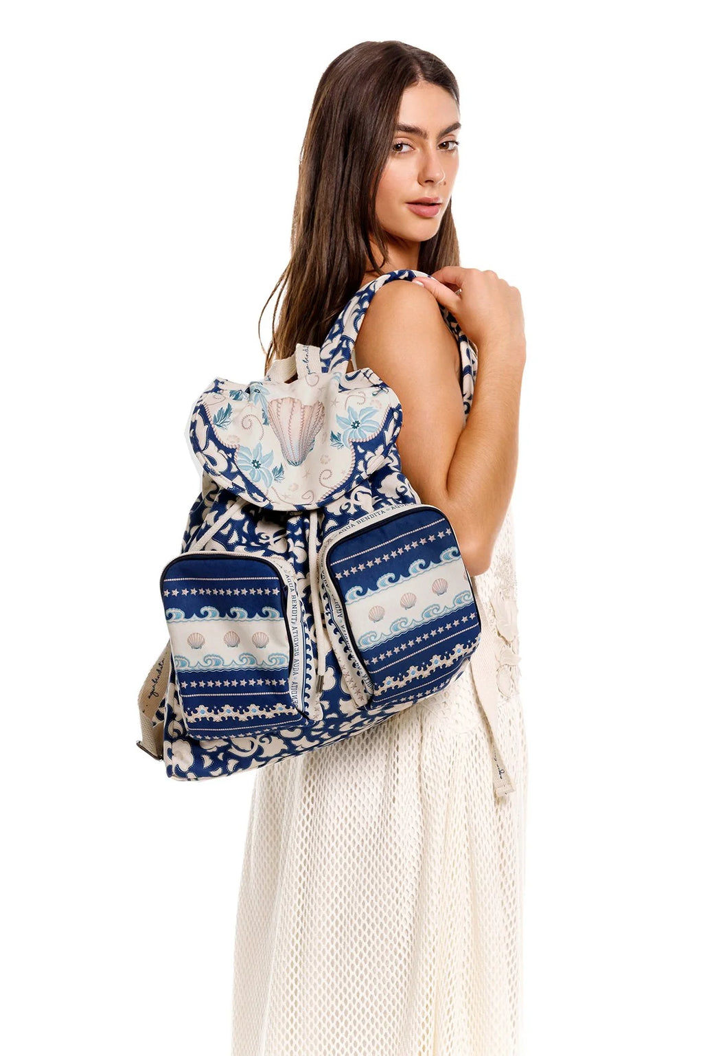 Mochila marina Peach Sereia