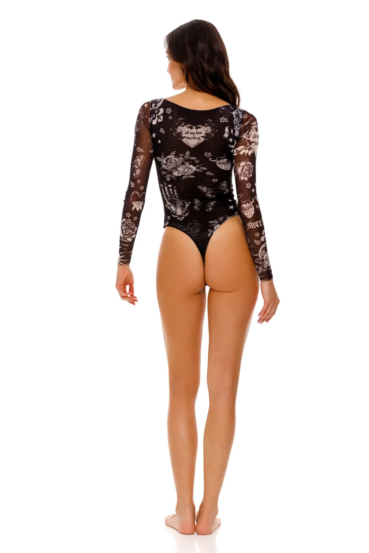 Body lurex negro Thorn