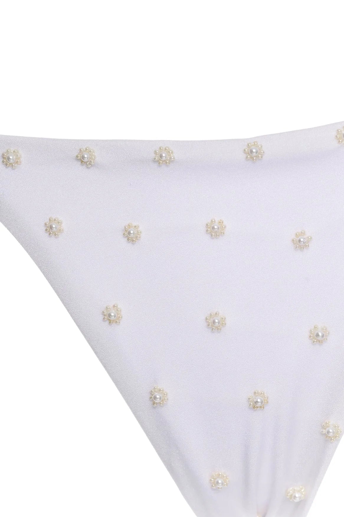 Bikini bottom bordado Alegría Tales White