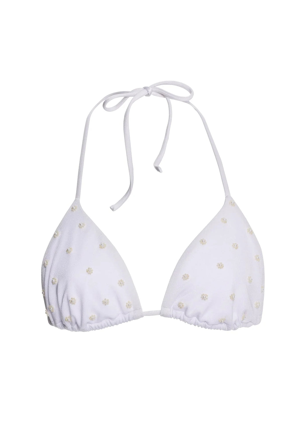 Bikini Top bordado Lolita Tales White
